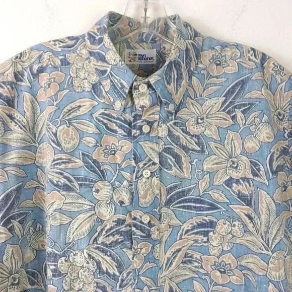 Reyn Spooner 4 Button Original Shirt EUC - Picture 2 of 5